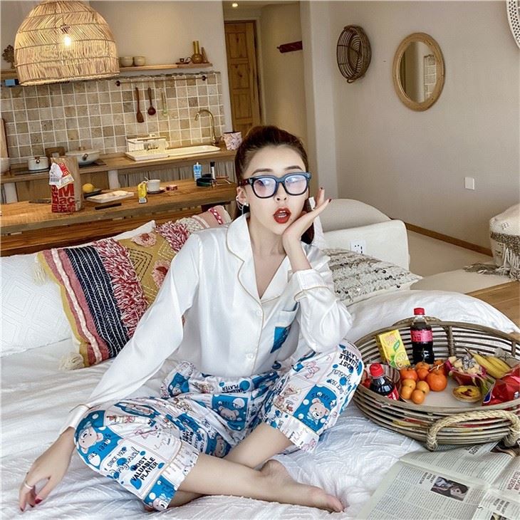 Women's Long Sleeve Sleepwear Pajamas Set