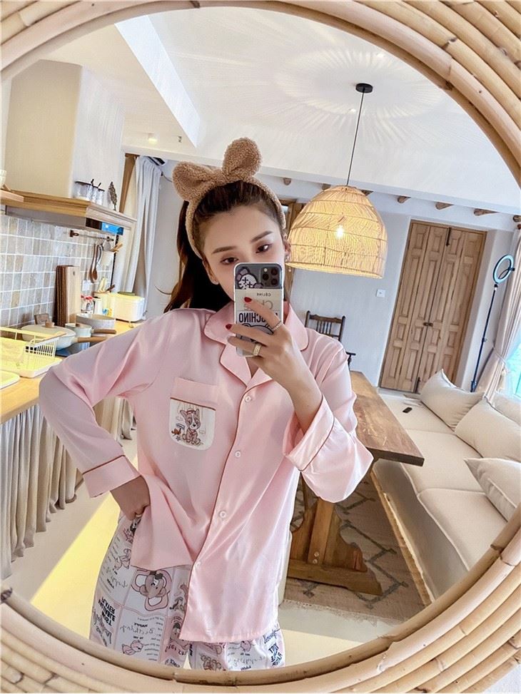 Women's Long Sleeve Sleepwear Pajamas Set